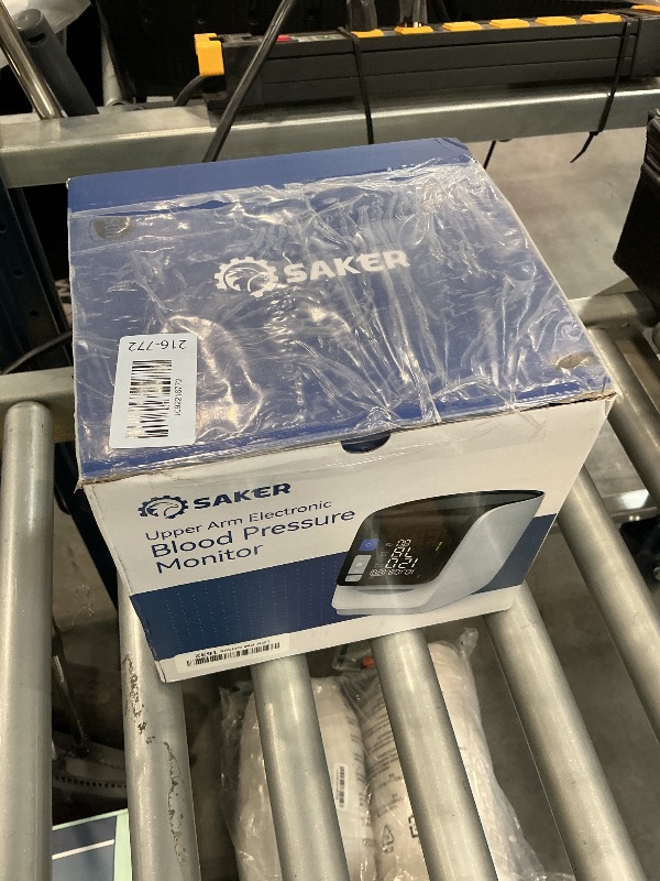 View 2 of Saker Blood Pressure Monitor Upper Arm, No-Wrap BP Machine, FDA-Cleared