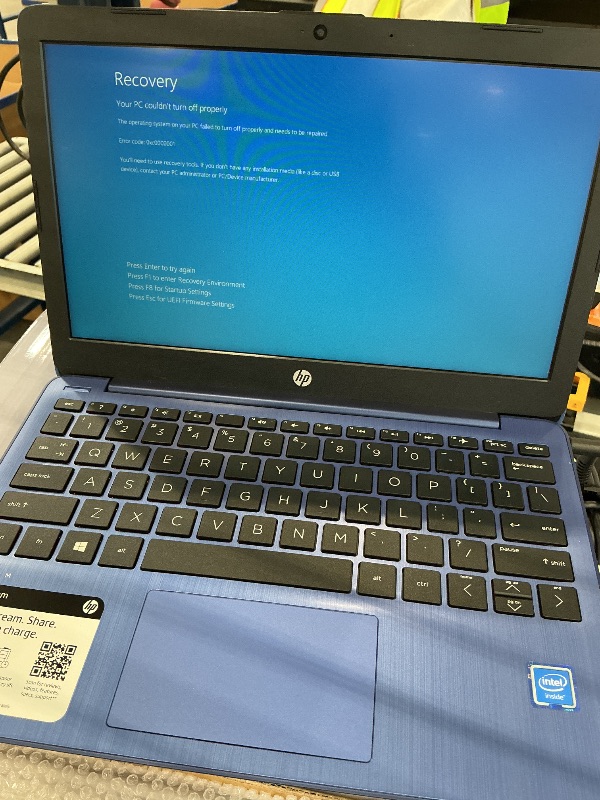 View 7 of **USED** HP Stream 11 Laptop, Intel Celeron N4020, 64GB SSD, 4GB RAM