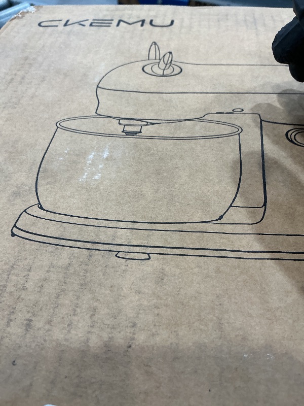 Photo 1 of CKEMU Stand Mixer, Compact & Space-Saving, Stainless Steel Bowl, Unique & Playful Design, Effcient Motor, Dishwasher-Safe Attachments, SM-2549A (Yellow)