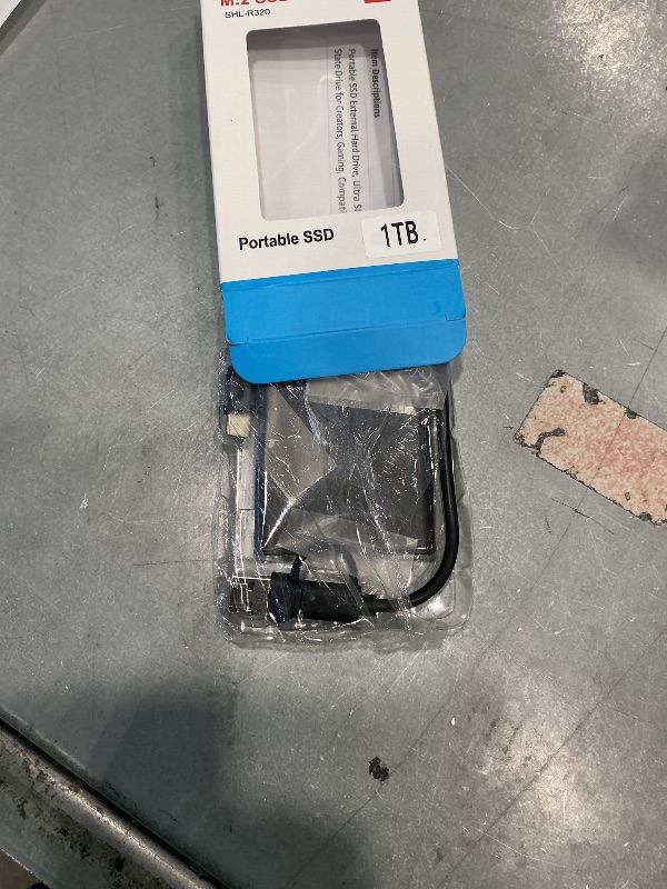 View 3 of [SOLD FOR PARTS] Generic Portable SSD External Hard Drive 1TB USB 3.0 Type-C