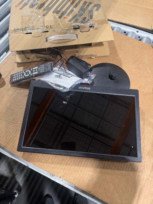 View 4 of [SOLD FOR PARTS] SKitphrati 15.6 Inch Small Computer PC Monitor, 1366x768 Video Screen with HDMI VGA BNC Ports, VESA Mounting, NVR/DVR for Home Office, Built-in Speakers