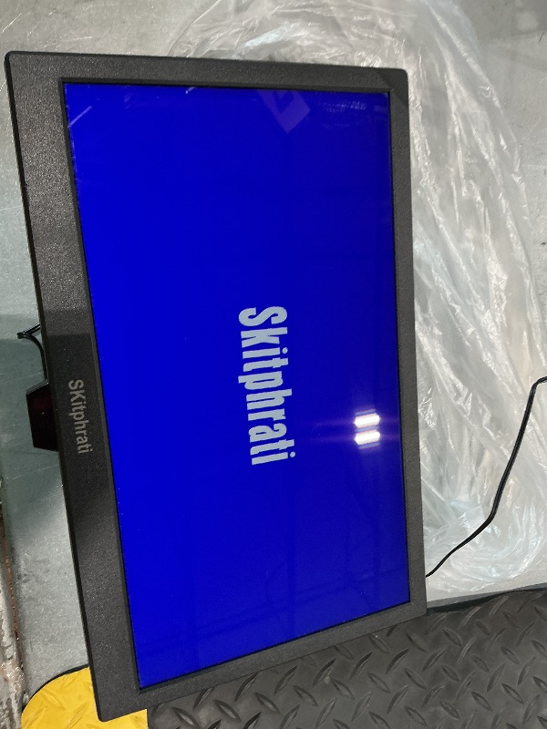 View 2 of [SOLD FOR PARTS] SKitphrati 15.6 Inch Small Computer PC Monitor, 1366x768 Video Screen with HDMI VGA BNC Ports, VESA Mounting, NVR/DVR for Home Office, Built-in Speakers