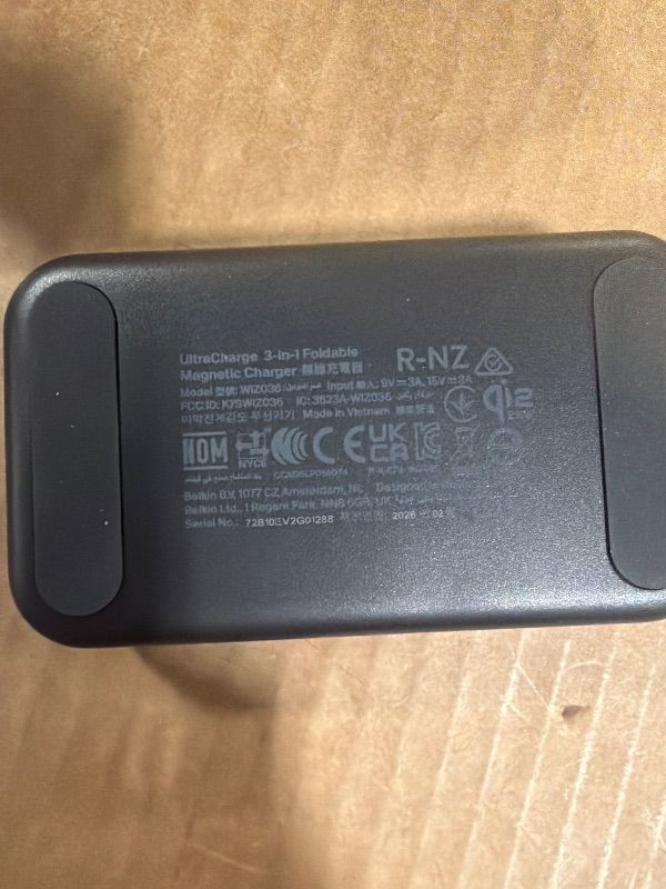 View 3 of [MISSING CHARGER] Belkin Qi2 3-in-1 Foldable Wireless Charging Station