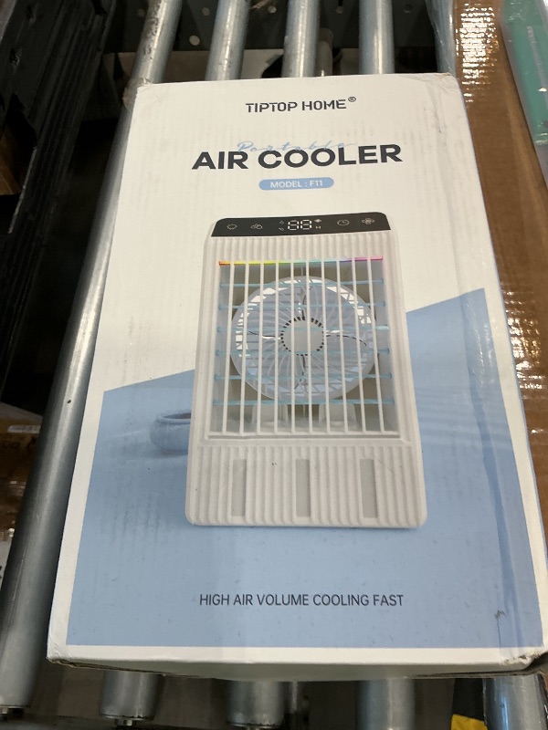 View 2 of [SOLD FOR PARTS] Portable Air Conditioners: Mini Evaporative Cooler with 1000ML Water Tank USB Powered Car Air Personal Conditioner for Bedroom Office Camping