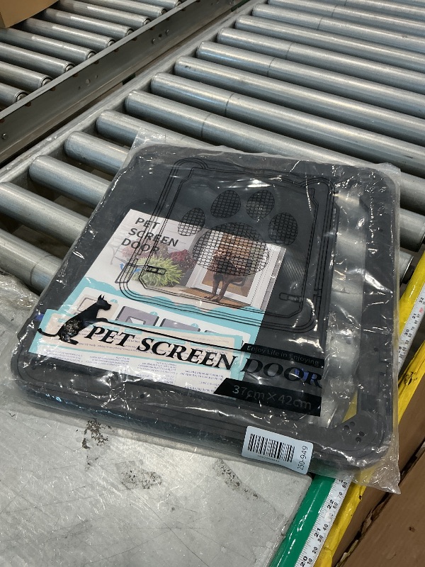 View 2 of [DAMAGED] NAMSAN Dog Screen Door, 12 x 14 Inch Flap, Black