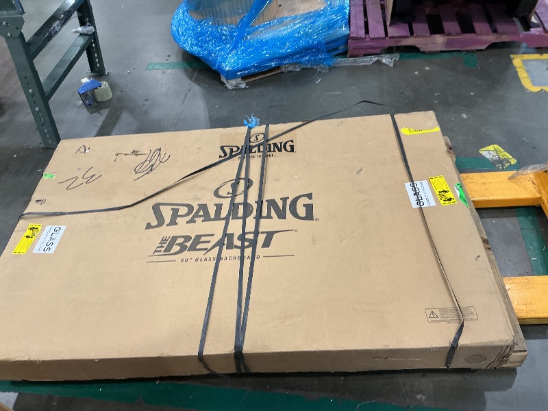 View 3 of **View Clerk Notes**Spalding The Beast® 60" Tempered Glass Portable Basketball Hoop