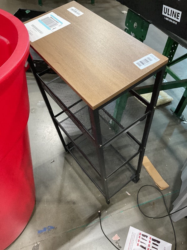 View 2 of [MISSING A WHEEL] TIPGO 4-Tier Slim Utility Rolling Cart