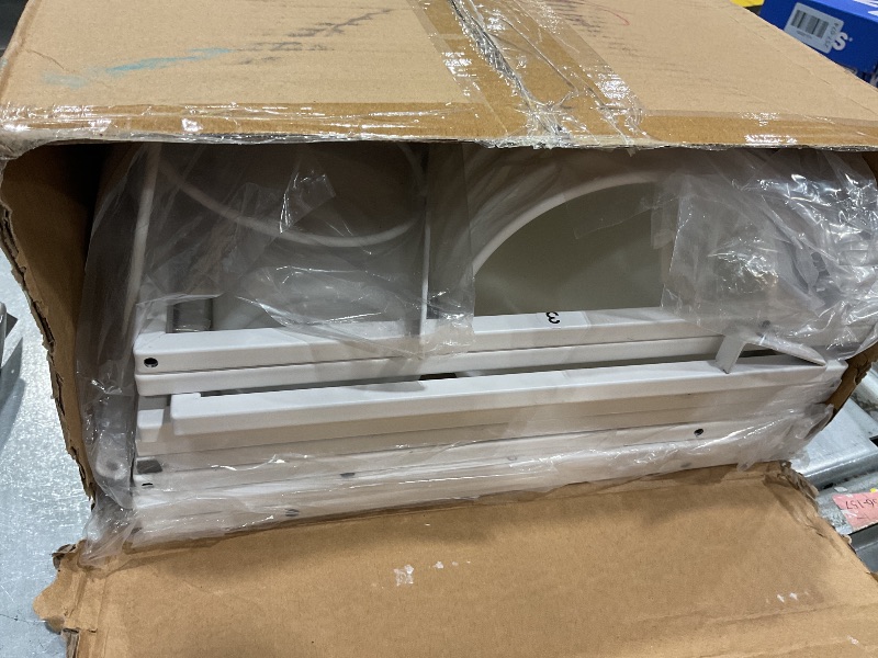 View 2 of [MISSING PARTS] [DAMAGED] Invech 3-Tier Ladder Flower Display Stand with 12 Buckets and Wheels