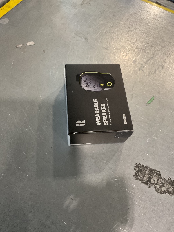 View 2 of **View Clerk Notes**Rythflo Wearable Bluetooth 5.3 Speaker, 30H Battery, IPX7 Waterproof