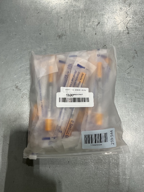 View 2 of 0.5ml/cc 30G 5/16 Inch , U-100 Syringes, Individual Package Pack of 30