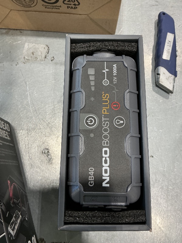 View 4 of [SOLD FOR PARTS] NOCO Boost GB40 12V 1000A UltraSafe Portable Lithium Jump Starter