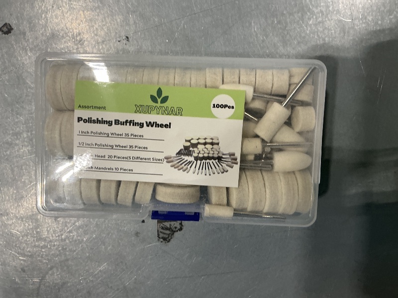 View 2 of 100PCS Buffing Wheels Polishing Kit for Dremel, 1/8" Shank
