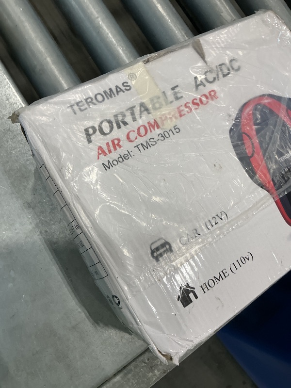 View 2 of [SOLD FOR PARTS] TEROMAS Portable Air Compressor with AC/DC Power