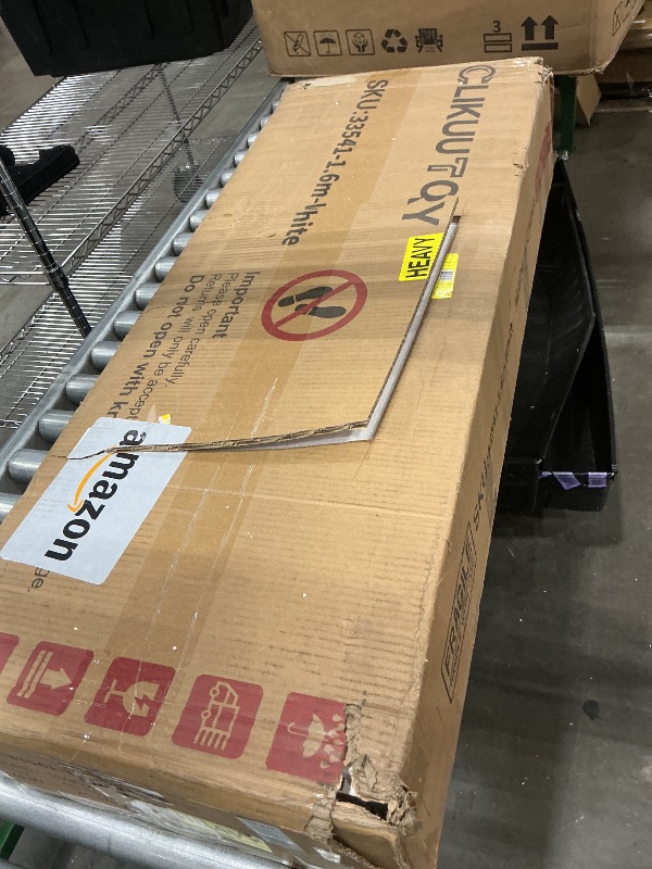 View 2 of *** missing parts *** Clikuutory 63" LED TV Stand with Storage
