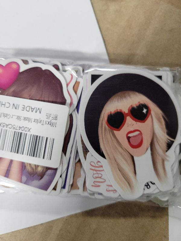 Photo 1 of 100pcs Taylor Swift Sticker for Adult, Singer Stickers for Teen Girl, Music Ablum Waterproof Vinyl Sticker for Water Bottle Laptop Phone Party Favors (TAY100)