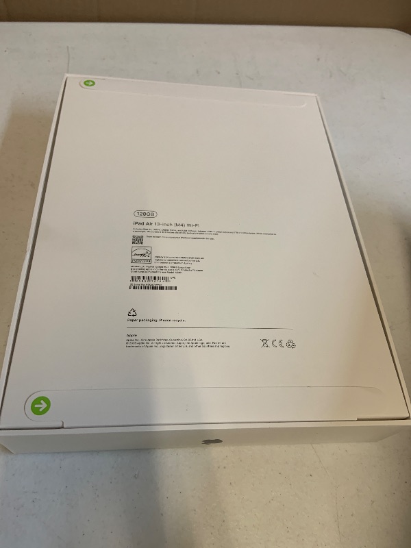 View 3 of Apple iPad Air 13-inch (M4): Liquid Retina Display, 128GB, 12MP Front/Back Camera, Wi-Fi 7 with Apple N1, Touch ID, All-Day Battery Life — Space Gray