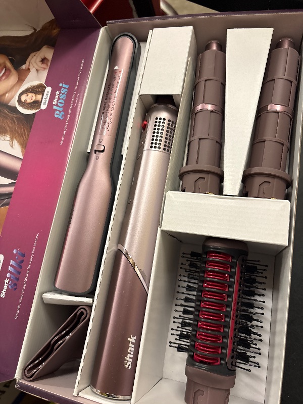 Photo 1 of Shark FlexFusion Ceramic Air Styler, Blush
