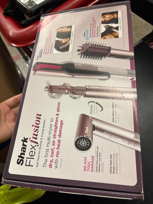 Photo 1 of Shark FlexFusion Ceramic Air Styler, Blush
