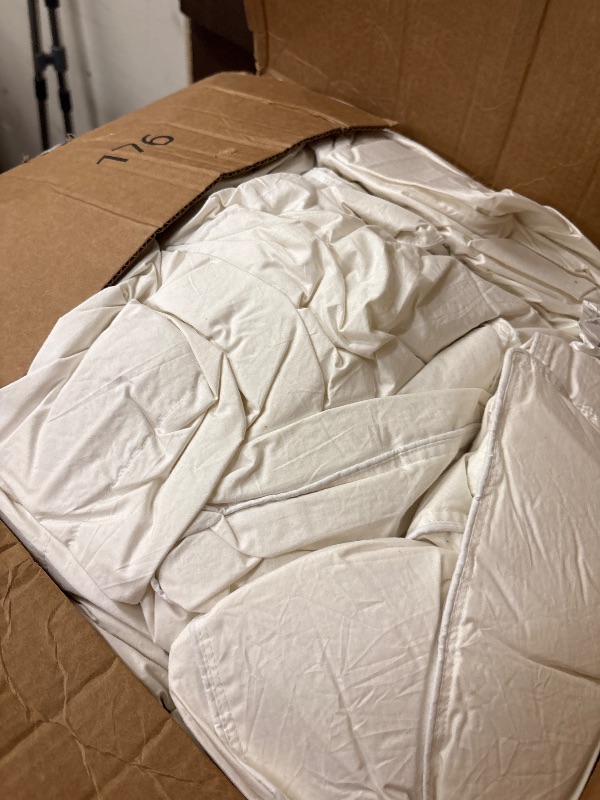 Photo 1 of APSMILE Down Feather Comforter - Oversized King, Ivory White