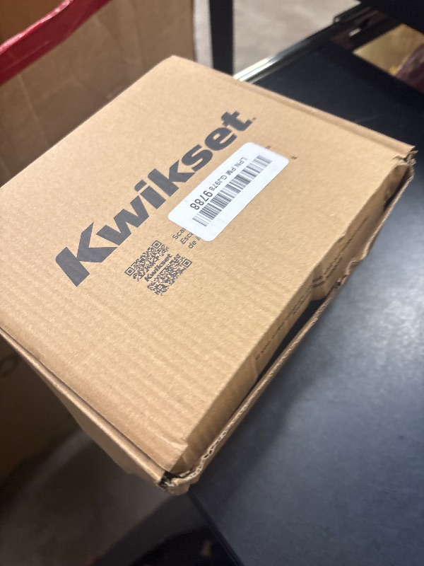 Photo 1 of Kwikset Casey Keyed Entry Lever Lock - Satin Nickel