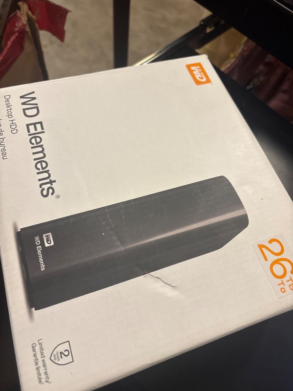 Photo 1 of Western Digital 26TB Elements External Hard Drive