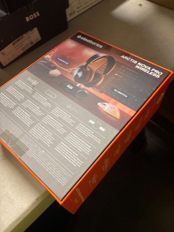 Photo 1 of SteelSeries Arctis Nova Pro Wireless Multi-System Gaming Headset - Premium Hi-Fi Drivers - Active Noise Cancellation - Infinity Power System - ClearCast Gen 2 Mic - PC, PS5, PS4, Switch, Mobile