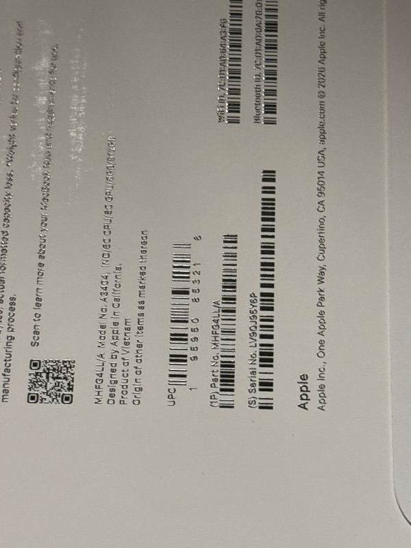 Photo 1 of Apple 2026 MacBook Neo 13-inch Laptop with A18 Pro chip: Built for AI and Apple Intelligence, Liquid Retina Display, 8GB Unified Memory, 512GB SSD Storage, 1080p FaceTime HD Camera, Touch ID; Indigo
