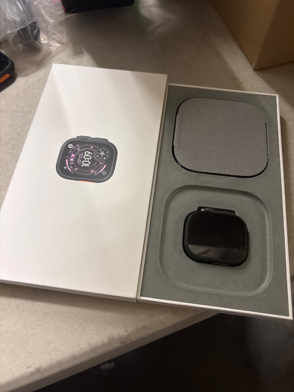 Photo 1 of Apple Watch Ultra 3 [GPS + Cellular 49mm] Running & Multisport Smartwatch w/Rugged Titanium Case w/Black Ocean Band. Satellite Communications, Advanced Health & Fitness Tracking