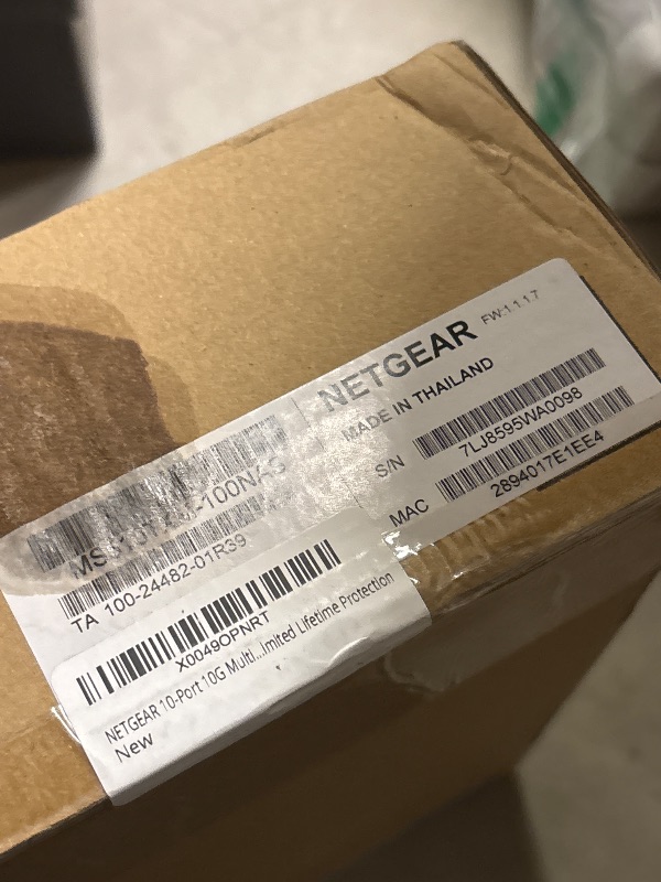 Photo 1 of NETGEAR 10-Port 10G Multi-Gigabit Ethernet Smart Managed Switch (MS510TXM)