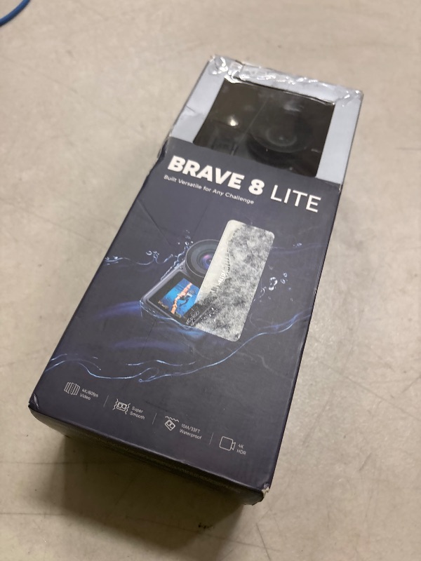 Photo 1 of AKASO Brave 8 Lite Waterproof Action Camera 4K60 Ultra HD Video 48MP Photos