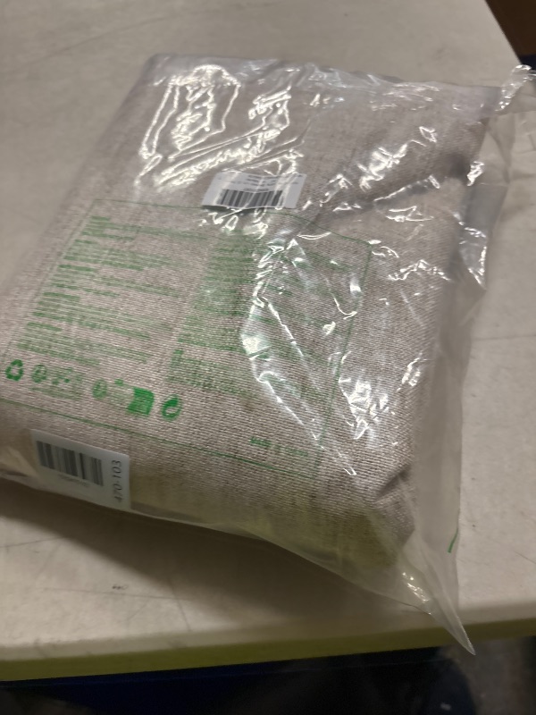 Photo 1 of NICETOWN 100% Blackout Linen Curtains 90" L (2 PCs)