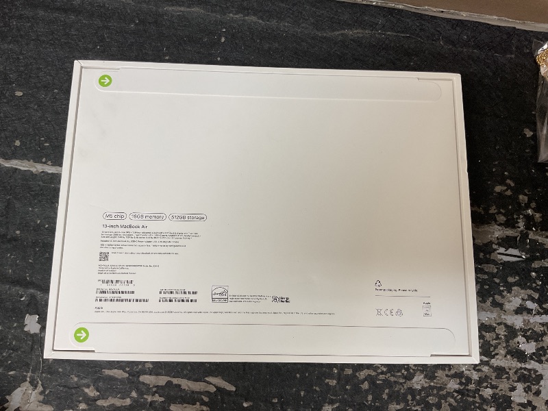 Photo 1 of Apple 2026 MacBook Air 13-inch Laptop with M5 chip: Built for AI, 13.6-inch Liquid Retina Display, 16GB Unified Memory, 512GB SSD, 12MP Center Stage Camera, Touch ID, Wi-Fi 7; Silver