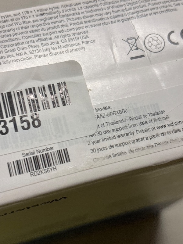 Photo 1 of Western Digital 8TB WD Blue Internal Hard Drive