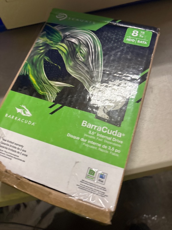 Photo 1 of Seagate 8TB BarraCuda Internal Hard Drive
