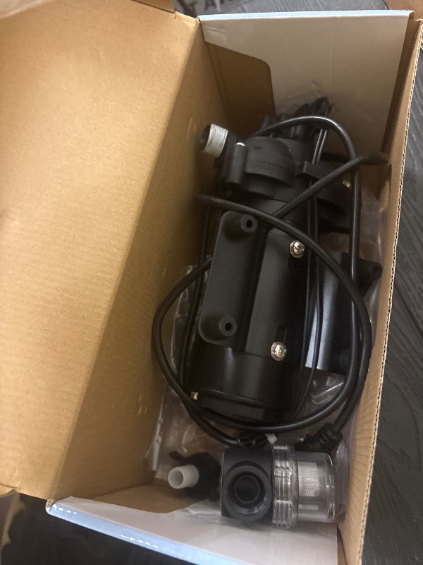Photo 1 of TDRFORCE 110V Fresh Water Circulating Pump 4GPM Pressure Increase Booster Pump 45 PSI Transfer Pump Self Priming on Demand Water Pump Diaphragm Pump Washdown Pump Inline Water Pump for Garden Hose…