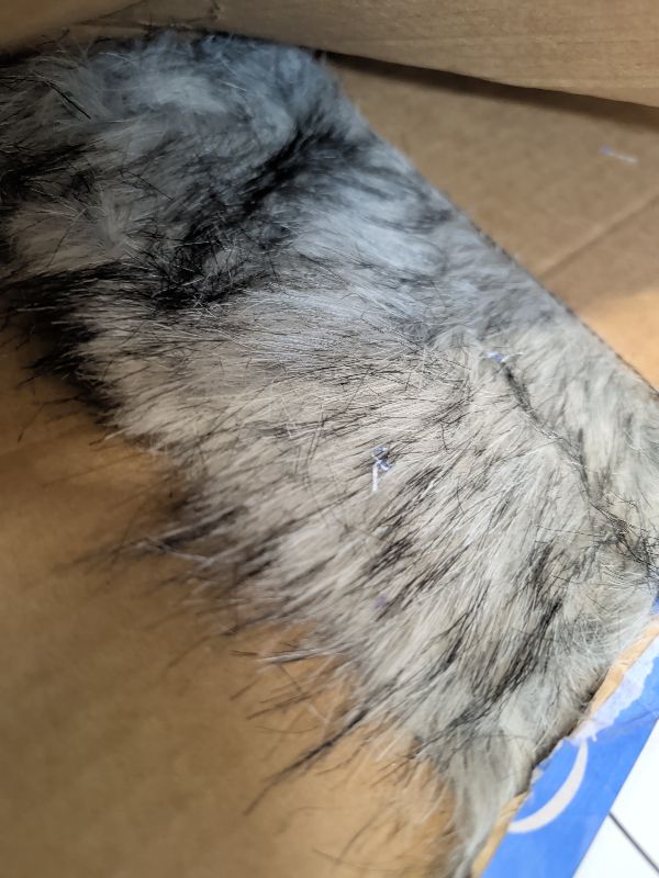 Photo 1 of BATTILO HOME Faux Fur Throw Blanket 60x80 Grey