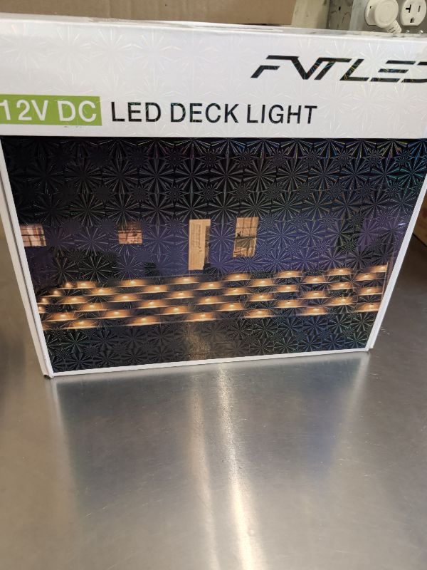 Photo 1 of Sumaote Recessed LED Deck Lights, 20 Pack RGBW+IC