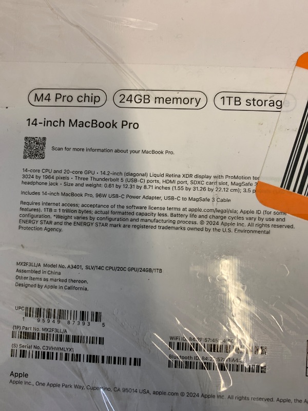 Photo 1 of Apple MacBook Pro 14.2" M4 Pro Laptop