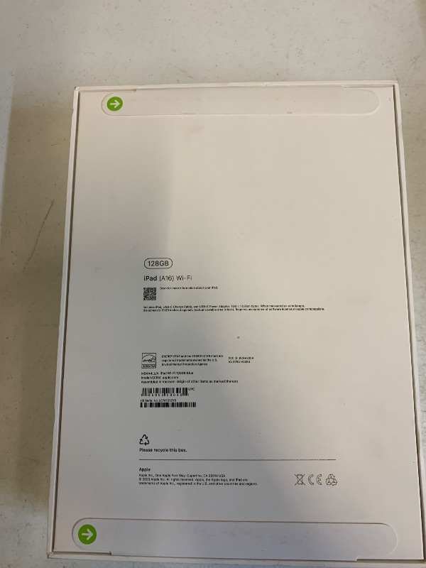 Photo 1 of Apple iPad 11-inch: A16 chip, 11-inch Model, Liquid Retina Display, 128GB, Wi-Fi 6, 12MP Front/12MP Back Camera, Touch ID, All-Day Battery Life — Blue