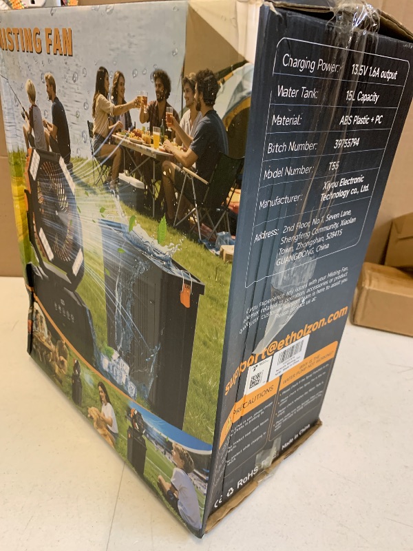 Photo 1 of Etholzon Portable Misting Fan with Large Tank