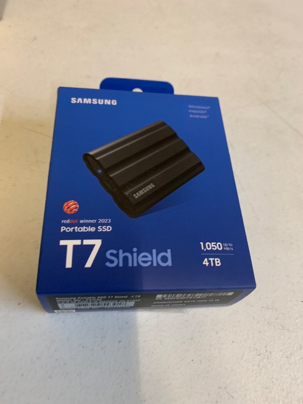 View 3 of Samsung T7 Shield Portable SSD 4TB, USB 3.2 Gen 2, Up to 1,050 MB/s