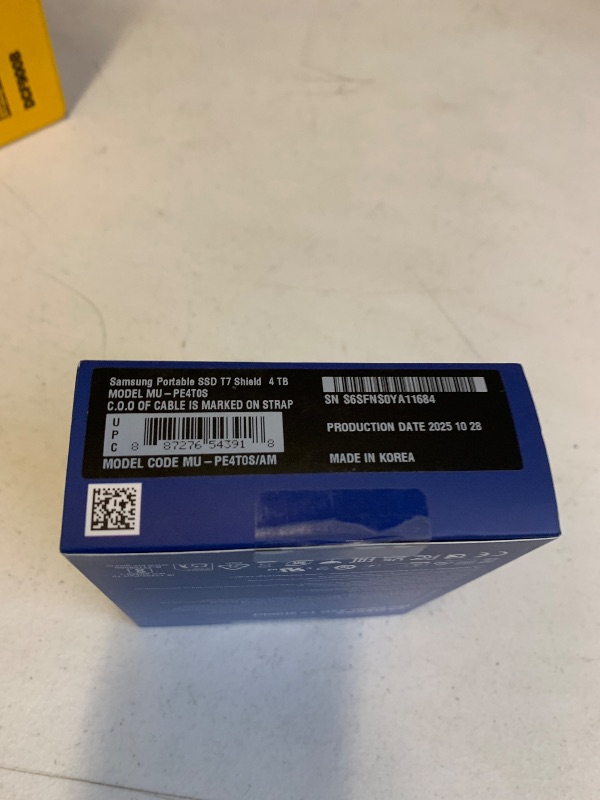 View 2 of Samsung T7 Shield Portable SSD 4TB, USB 3.2 Gen 2, Up to 1,050 MB/s