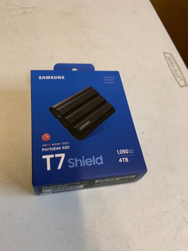 View 3 of Samsung T7 Shield Portable SSD 4TB, USB 3.2 Gen 2, Up to 1,050 MB/s
