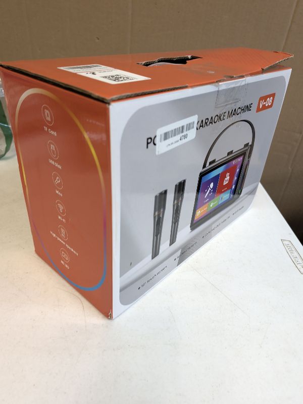 Photo 1 of Verkstar Karaoke Machine with 10.1" HD Screen and Dual Microphones