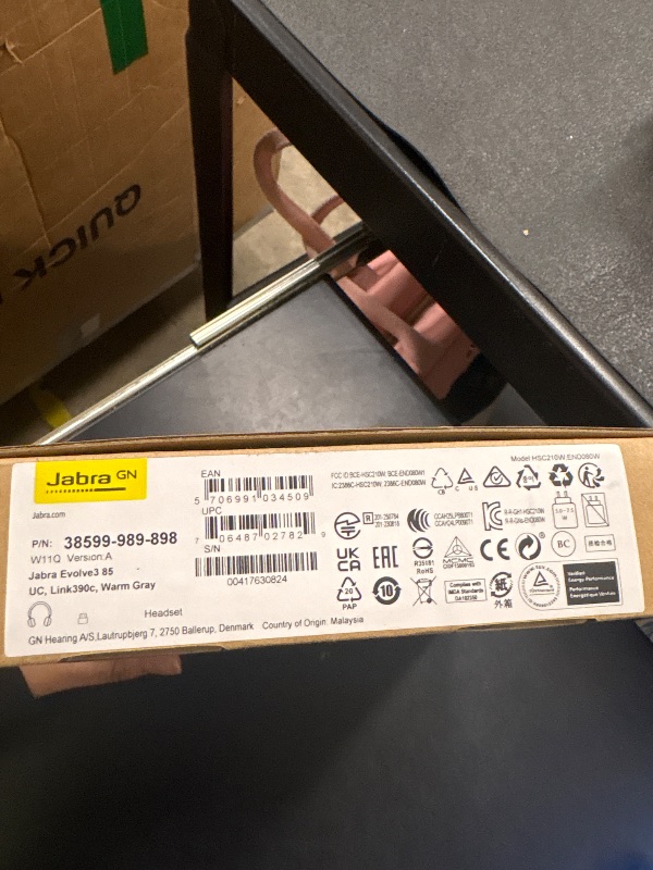 Photo 1 of Jabra Evolve3 85 Over-Ear Wireless Bluetooth Headphones
