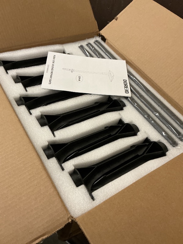 Photo 1 of DOREIO 5W RGBW Low Voltage LED Pathway Lights (12 Pack)