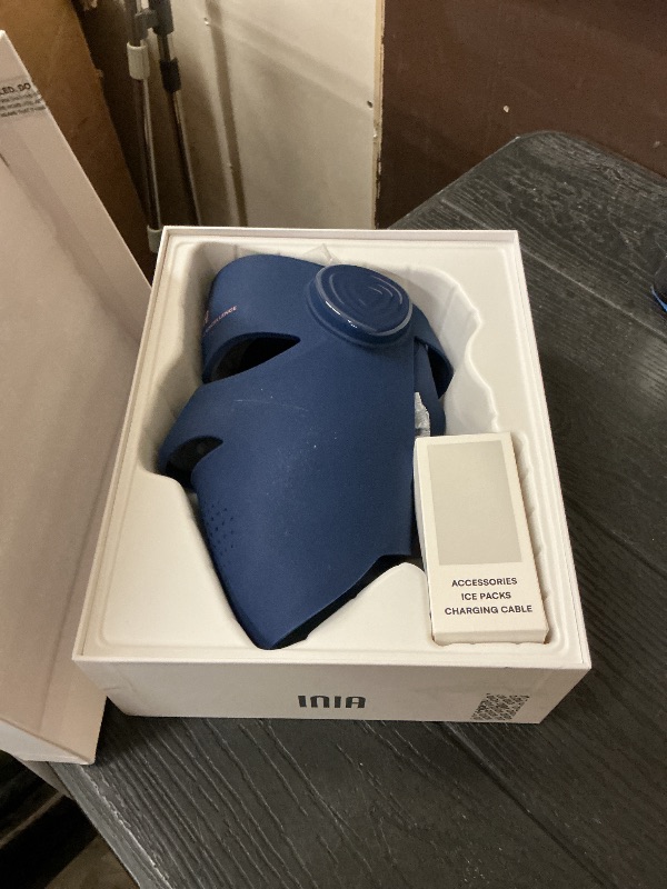 Photo 1 of INIA GLOW 4D Wireless Red Light Therapy Mask with Dual NIR, 320 LEDs