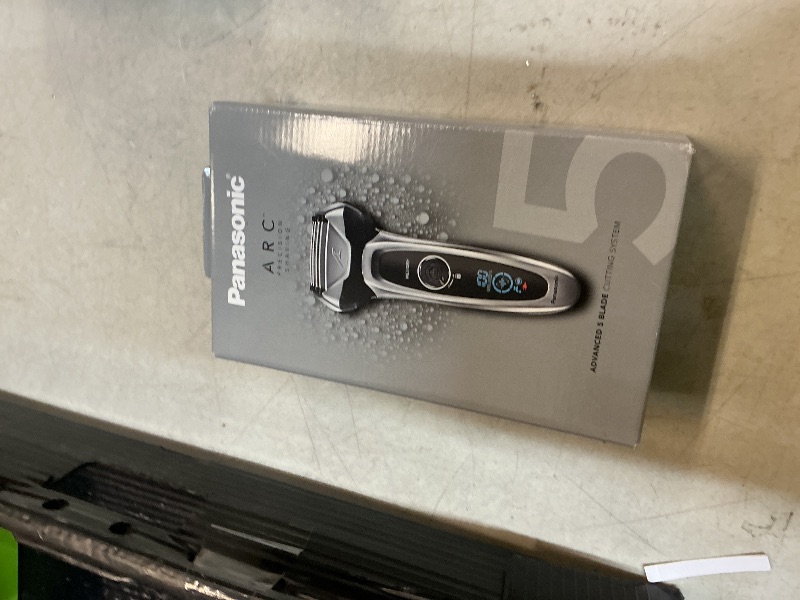 Photo 1 of Panasonic ARC5 Electric Razor for Men with Pop-Up Trimmer, Wet/Dry 5-Blade Electric Shaver with Intelligent Shave Sensor and Multi-Flex Pivoting Head, ES-LV65-S (Silver)