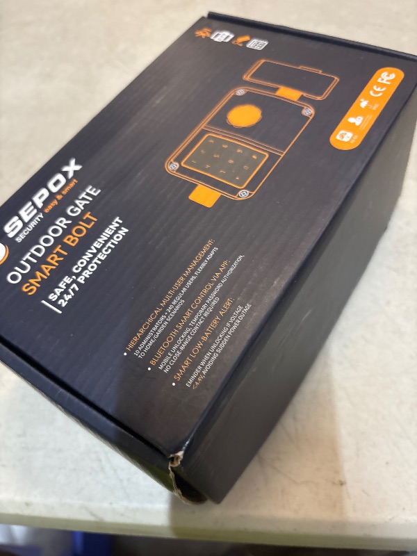 Photo 1 of SEPOX Bluetooth Smart Gate Lock - Silver