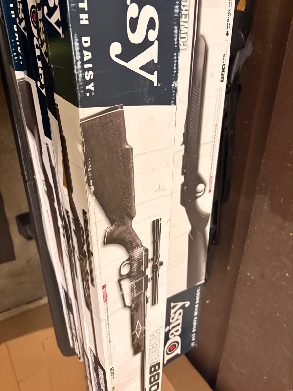 Photo 1 of Daisy Powerline 880 Multi?Pump .177 BB/Pellet Rifle Kit
Pump Handle Controls Your Power - Shoots Both Pellets And Standard Bbs - Rifled Steel Barrel Helps Accuracy